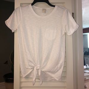 J Crew white top